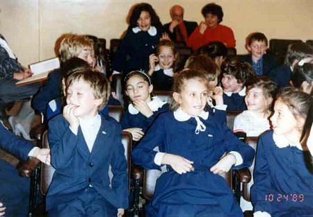 1989: Music class in Jewish School, Riga, Latvia