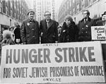 Dec. 1974: The Greater New York Coalition for Soviet Jewry leads a hunger strike on the fourth anniversary of the Leningrad Trial