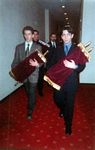 1999: Moscow Hillel students receive Torahs returned to the community