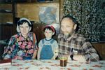 Aug. 1989: Vladimir Dashepsky, wife, and son, Moscow